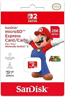 NINTENDO SWITCH 2 MICRO SD CARD SANDISK - MARIO 256GB