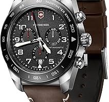Victorinox İsviçre Ordusu Kronograf Siyah Kadran Kahverengi Deri Kayışlı Saat 42mm – 242046 — %24 İndirim | Amazon TR Fırsatı