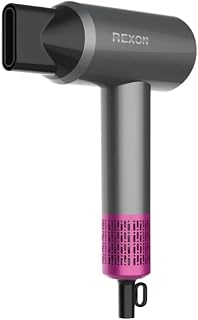 Rexon Super-Power 3-in-1 Saç Kurutma Makinesi 1600W-2000W, İyon Özellikli, Daha Sessiz
