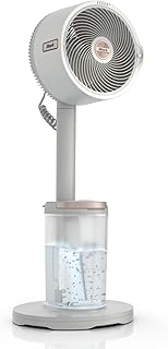 Shark FlexBreeze ProMist Taşınabilir Buharlı Fan – İç ve Dış Mekan Uyumlu, Beyaz FA300WHEU