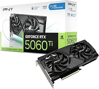 PNY GeForce RTX 5060 Ti 8GB OC GDDR6 128-Bit, DLSS 4, Ray Tracing, PCIe 5.0, 1080p/1440p Gaming Ekran Kartı – VCG5060T8DFXPB1-O