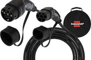 Brennenstuhl E-Mobility Serisi Duvar Tipi ve İstasyon Uyumlu Elektrikli 3 Fazlı IP55 Lisanslı 5 Metre Kablolu 22 KW Araç Şarj Kablosu (Alman Menşeli) — %64 İndirim | Amazon TR Fırsatı