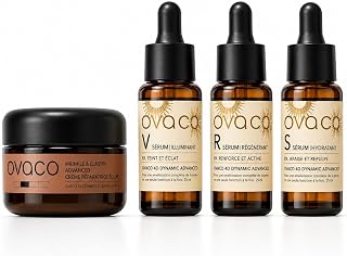4D Dynamic Cilt Bakım Seti – Peptit, Squalane, Ginseng, Panthenol, Niacinamide B3 – Yaşlanma Karşıtı, Leke Karşıtı – Kore Bilimiyle Geliştirildi – 3 Serum + 1 Krem