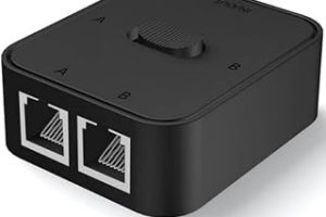 Lunatic 4146 2 Port RJ45 Ethernet Switch Çevirici Çoklayıcı 2 portlu manuel ağ anahtarı: 1000Mbps hız desteği ile 2 Giriş 1 Çıkış veya 1 Giriş 2 Çıkış kullanımı Ağa herhangi elektriksel parazit olmaz — %32 İndirim | Amazon TR Fırsatı