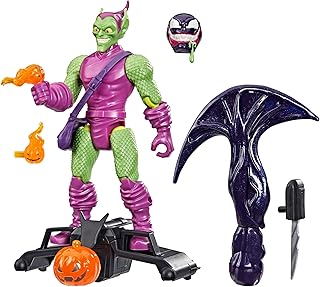 MixMashers Marvel yeşil cin figür, kişiselleştirilebilir, örümcek adam, Mix-and Match Deluxe aksiyon figürü ve aksesuarları, figür skalası 12 cm, süper kahraman oyuncağı, 4 yaşından itibaren