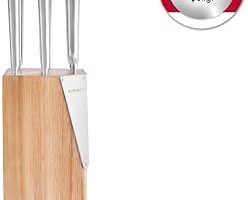 Karaca Thor New Ahşap Standlı 6 Parça Bıçak Seti — %30 İndirim | Amazon TR Fırsatı