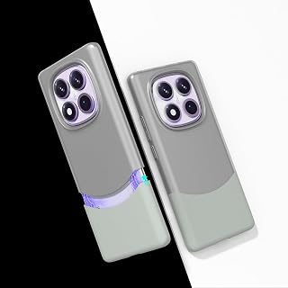 Zore Xiaomi ile uyumlu Redmi Note 14 Pro 4G Kılıf Mıknatıslı Zore Duble Kapak Gri
