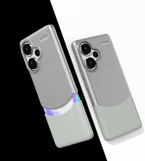 Zore Xiaomi ile uyumlu Redmi Note 13 Pro Plus 5G Kılıf Mıknatıslı Zore Duble Kapak Gri