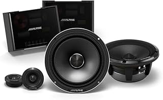 Alpine HDZ-65CS 16,5 cm (6.5”) Alpine Status Slim-Fit Komponent Hoparlör, Hi-Res Audio, 100W RMS / 300W Peak, Carbon Membran, OEM Uyumlu
