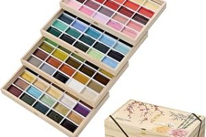 Kuretake GANSAI TAMBI Suluboya Boya Seti Ahşap Kutulu 100 Renk, Sanatçılar için profesyonel kalitede sanat malzemeleri yetişkin boyama toksik değildir, Japonya’da üretilmiştir, MC20/100WD4 — %30 İndirim | Amazon TR Fırsatı