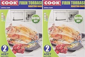 Cook Fırın Torbası, Büyük Boy 45 cm x 50 cm (2 Adet/Kutu içi) 2li paket — %45 İndirim | Amazon TR Fırsatı