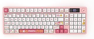 Hawk Gaming HK258 Membrane LCD RGB Kablosuz/Bluetooth Siyah Turuncu Full Türkçe Gaming Klavye (Beyaz Pembe) — %20 İndirim | Amazon TR Fırsatı