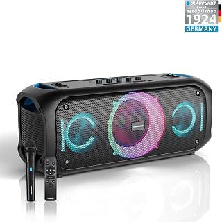 Blaupunkt PL700 Mikrofonlu Uzaktan Kumandalı Kablosuz Bluetooth Speaker Hoparlör Siyah