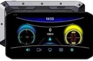 M8E Siyah Ultra Hd Wifi Ön+Arka Kamera ve Tekerlerk Basınç Göstergesi Motorsiklet Carplay — %26 İndirim | Amazon TR Fırsatı