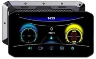 M8E Siyah Ultra Hd Wifi Ön+Arka Kamera ve Tekerlerk Basınç Göstergesi Motorsiklet Carplay