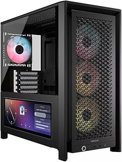 Corsair FRAME 4000D LCD RS ARGB Fanlı LCD Ekranlı Mid-Tower CC-9011326-WW Bilgisayar Kasası