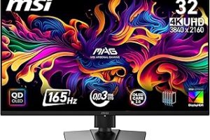 MSI 31.5″ MAG 322UP QD-OLED E16, Gaming Monitör, UHD, 16:9, Flat, QD-OLED, 165Hz, 0.03ms, Freesync Premium Pro, Pivot — %24 İndirim | Amazon TR Fırsatı