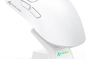 ATTACK SHARK X1 Kablosuz Gaming Mouse – Dokunmatik RGB Şarj Standlı, 53g Süper Hafif Fare, PixArt PAW3395PRO Sensör, 40000 DPI, BT/2.4G/Kablolu Üçlü Mod, Windows/Xbox/PS/Mac Uyumlu – Beyaz — %21 İndirim | Amazon TR Fırsatı