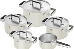 ZWILLING Pure tencere seti, 5 parça, 18/10 paslanmaz çelik, seramik dış kaplama, Stay-Cool kulplar, bulaşık makinesinde yıkanabilir, fildişi beyazı — %50 İndirim | Amazon TR Fırsatı