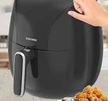 Foodchef Airfryer, 6.4L Dış Hazne, 5L Pişirme Kapasitesi, Dokunmatik Ekran, 8 Ön Ayar Menüsü, 80-200°C Sıcaklık Aralığı, 2000W — %27 İndirim | Amazon TR Fırsatı