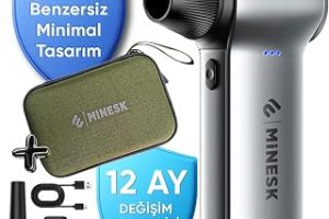 Minesk G150 Turbo Jet Fan Hava Üfleyici – 【Turbo Modda 150 Gram Hava Basıncı】- Çok Amaçlı Kullanım (Klavye, Ev, Araba Temizliği, Toz Üfleme,) – Taşıma Çantalı ve Ekstra Nozullu — %27 İndirim | Amazon TR Fırsatı