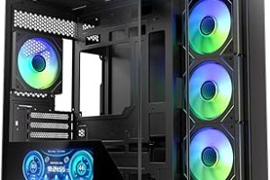 BitFenix Digital T10 ES 850W 80+ Bronze 10.24″ARGB USB 3.1 ATX Mid Tower Siyah Kasa KT10ES10BBK85-4A — %22 İndirim | Amazon TR Fırsatı