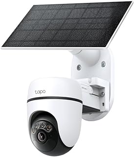 TP-Link Tapo C630 KIT | Güneş Panelli Kablosuz Güvenlik Kamerası | 3K 5MP Ultra HD | 360° AI Takip | Renkli Gece Görüşü | IP65 | 7/24 Kesintisiz Kayıt | Akıllı Algılama | Bulut/SD Kart Depolama