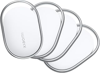 Xiaomi Tag 4'lü Paket Bluetooth Konum Takip Cihazı, Google Find Hub Uyumluluğu, Yakındaki Cihaz Bulma, Kayıp Eşya Takibi, Beyaz