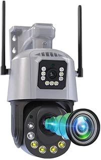 Anunnaki 4K WiFi Güvenlik Kamerası – 36x Optik Zoom, Çift Lens, Gece Görüşlü, Alarmlı, Motorize Odaklama
