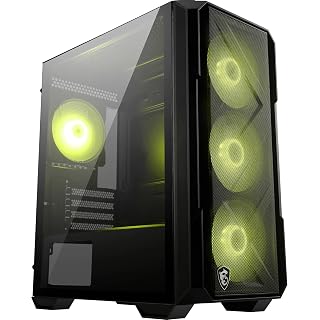 MSI MAG FORGE M120R AIRFLOW TEMPERLİ CAM 3X120MM 1X120MM ARGB FAN MATX GAMİNG BİLGİSAYAR KASASI