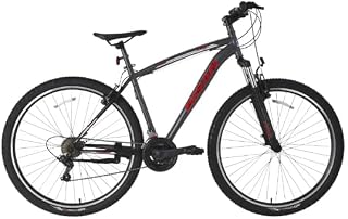 Bisan Leon Erkek Dağ Bisikleti 48Cm V 27.5 Jant 21 Vites Mat Gri Turuncu