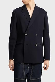 Emporio Armani Yün Karışımlı Regular Fit Kruvaze Yaka Blazer Ceket Erkek CEKET EM002428 AF19441 UB118