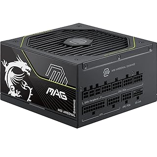 MSI PSU MAG A1200PLS PCIE5 1200W 80+ PLATINIUM ATX 3.1 PCIe 5.1 12V-2x6 POWER SUPPLY