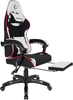 Rampage MC-6655B Vanguard Oyuncu Koltuğu Siyah Gri, Ergonomik Gaming Chair, Ayarlanabilir Sırt ve Yükseklik, Geriye Yatabilen, Konforlu, Boyun ve Bel Destekli Yastıklar, Yüksek Kalite Kumaş — %35 İndirim | Amazon TR Fırsatı