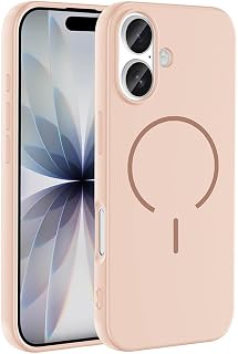 Zore Apple ile uyumlu iPhone 17 Kılıf M-safe Şarj Özellikli Zore Meta Kapak Pembe