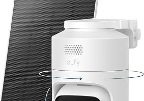eufy Security eufyCam C37, Güneş Kameraları Kablosuz Dış Mekan, 2K Çözünürlük — %40 İndirim | Amazon TR Fırsatı