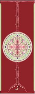 Mandala Serisi Follow The White Rabbit 4.1 mm Doğal Kauçuk Kaydırmaz Yoga Matı