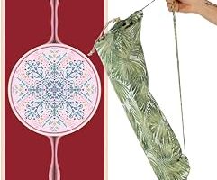 Mandala Serisi Be Here Now 4.1 mm Doğal Kauçuk Kaydırmaz Yoga Matı — %20 İndirim | Amazon TR Fırsatı