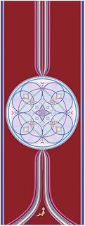 Mandala Serisi Eternal Life Creation 4.1 mm Doğal Kauçuk Kaydırmaz Yoga Matı