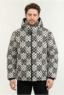 KARL LAGERFELD Check Down Erkek Mont