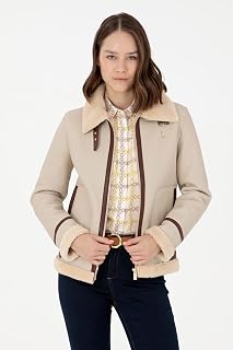 U.S. Polo Assn. Kadın Ekru Deri Mont-Kaban 50297261-VR019