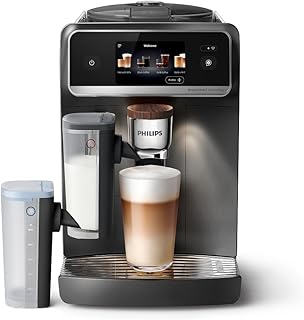 Philips Café Aromis Tam Otomatik Espresso Makinesi – BrewExtract Teknolojisi, LatteGo Pro, 50+ Sıcak ve Soğuk İçecek, kolay temizleme, sezgisel ekran ve Barista asistanı ile (EP8757/12)