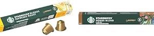 Starbucks Seti | By Nespresso Blonde Espresso 1 X 10 Adet x1 + By Nespresso House Blend 1 X 10 Adet x1 — %28 İndirim | Amazon TR Fırsatı