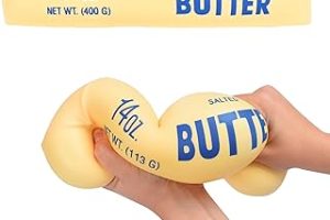 Toymendous Squeeze Tereyağı, Jumbo Yumuşacık Stres Oyuncağı, 3 Yaş ve Üzeri Çocuklar, 26,5 cm Uzunluğunda, Esnek ve Squish — %26 İndirim | Amazon TR Fırsatı