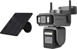 ICAM 365 A440 4G E-SIM PTZ Güvenlik Kamerası, Siyah