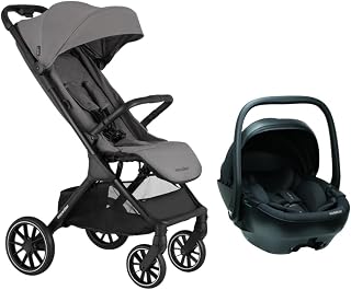 Easywalker Jackey XL Bebek Arabası Marble Grey - Merkürbebe Guardix Anne Kucağı Siyah