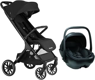 Easywalker Jackey XL Bebek Arabası Shadow Black - Merkürbebe Guardix Anne Kucağı Antrasit