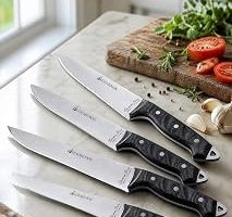 Sürmene Serisi 4 lü Mutfak Bıçak Seti Siyah Verzalit Sap Kasap Et Ekmek Sebze Şef Bıçağı HDS-1867 — %23 İndirim | Amazon TR Fırsatı