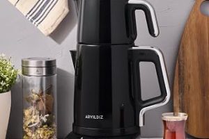 Aryıldız Vision Steel Çay Makinesi Siyah — %21 İndirim | Amazon TR Fırsatı