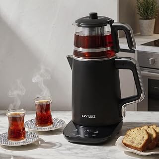 Aryıldız Omega Tea Çay Makinesi Siyah